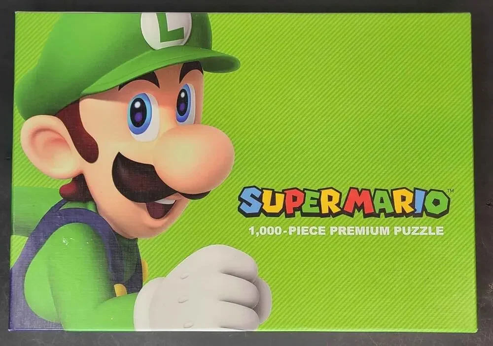 Super Mario 1000 Piece Premium Puzzle by USAopoly Featuring Luigi